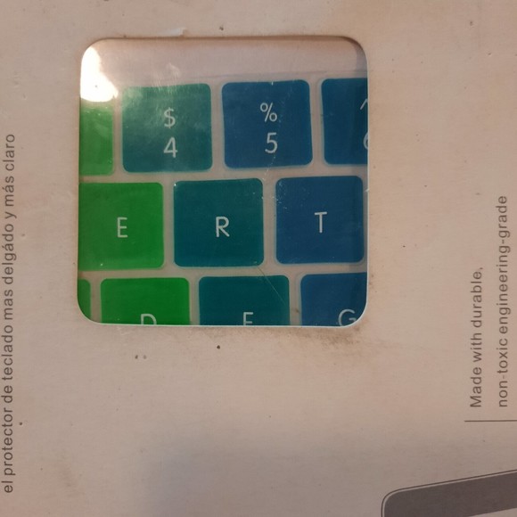 Rainbow Ultra Thin Silicone Keyboard Cover Skin for MacBook Pro 13" - Picture 2 of 10